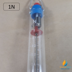 Lực kế lò xo, khung tròn, thí nghiệm cơ học, giới hạn đo 1N