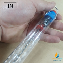 Lực kế lò xo, khung tròn, thí nghiệm cơ học, giới hạn đo 1N
