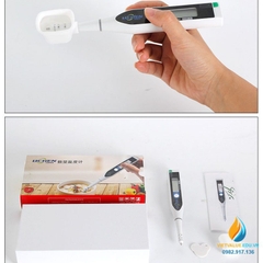 Máy đo độ mặn cầm tay phạm vi đo 0,01-5%, màn hình hiển thị LCD, độ chính xác cao
