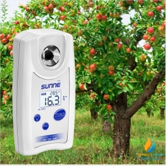 Khúc xạ kế đo nồng độ đường, model SY-DR-53B, phạm vi đo 0 ~ 53%, hiển thị LCD