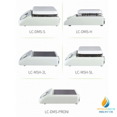 Máy khuấy từ LC-DMS-H, máy khuấy từ gia nhiệt, màn LCD, đầu dò nhiệt