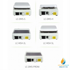 Máy khuấy từ LC-DMS-H, máy khuấy từ gia nhiệt, màn LCD, đầu dò nhiệt