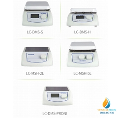 Máy khuấy từ LC-DMS-S, máy khuấy từ gia nhiệt, màn LCD, đầu dò nhiệt