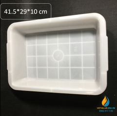 Khay nhựa đựng dụng cụ 41.5x29x10cm, khay nhựa đựng dụng cụ thí nghiệm