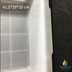 Khay nhựa đựng dụng cụ 41.5x29x10cm, khay nhựa đựng dụng cụ thí nghiệm