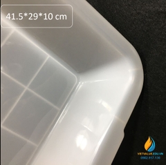 Khay nhựa đựng dụng cụ 41.5x29x10cm, khay nhựa đựng dụng cụ thí nghiệm