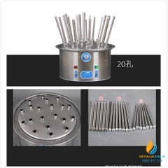 Máy sấy khô dụng cụ thí nghiệm, nhiệt độ mã 120 độ C, 30 que cắm sấy