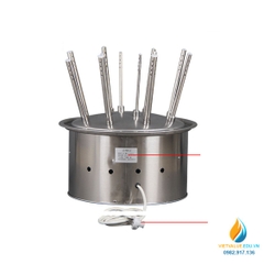 Máy sấy khô dụng cụ thí nghiệm, nhiệt độ mã 120 độ C, 30 que cắm sấy