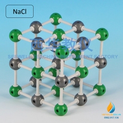 Mô hình phân tử NaCl, mô hình phân tử mạng ion, mô hình phân tử hóa học