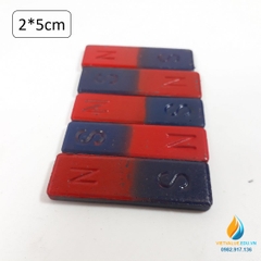 Nam châm thẳng dẹt kích thước 5cm*1.5cm*3mm, nam châm thí nghiệm từ tính