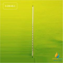 Nhiệt kế thủy ngân, khoảng đo 0 độ C đến 200 độ C