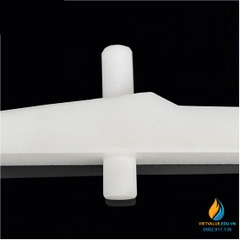 Nhíp gắp bằng nhựa PTFE, dài 100mm, kháng hóa chất và chịu nhiệt độ cao