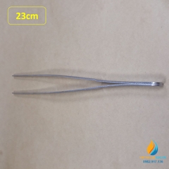 Nhíp gắp mẫu vật phòng thí nghiệm théo không gỉ, dài 20cm, bản to