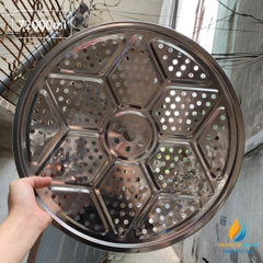 Nồi chưng cất tinh dầu, dung tích 72 lít, dùng nhiệt ngoài, Inox không gỉ