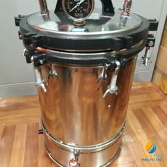 Nối hơi tiệt trùng áp suất cao, dùng điện chỉnh nhiệt theo thời gian dung tích 24 lít mã XFS-280AX