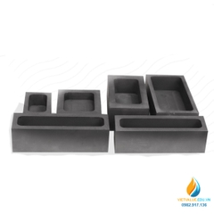 Nồi nấu kim loại bằng than chì có nắp đậy , kích thước 90*50*30mm