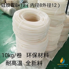 Ống dẫn silicon trong 8x12mm cuộn 125 mét