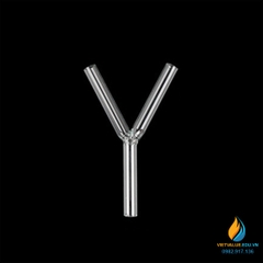 Ống dẫn thủy tinh chữ L, ống dẫn chất lỏng, góc 45 độ, chịu nhiệt
