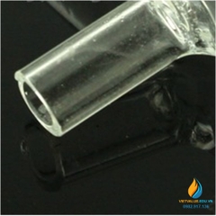 Ống nghiệm thủy tinh có nhánh chiết dưới, kích thước đường kính 2cm, dài 20cm