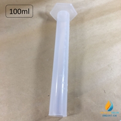 Ống đong nhựa có chân đế, chia vạch, dung tích 100ml