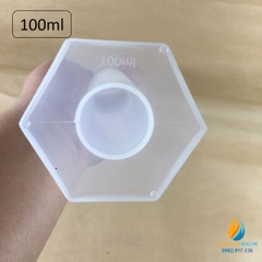 Ống đong nhựa có chân đế, chia vạch, dung tích 100ml
