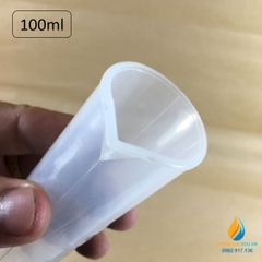 Ống đong nhựa có chân đế, chia vạch, dung tích 100ml