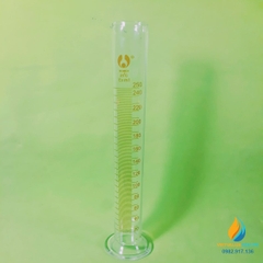 Ống đong thủy tinh có chân đế, chia vạch, 250ml