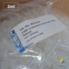 Ống eppedort dung tích 2ml, túi 1000 cái, hãng Biologix Mỹ, loại tiệt trùng hoàn toàn