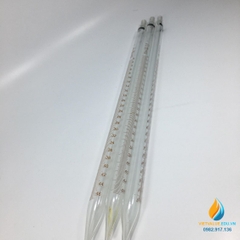 Pipet bầu thủy tinh 2ml, pipet bầu hút định lượng hút chính xác
