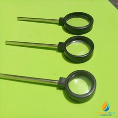 Ống kính phân kỳ, thanh cắm, đường kính 3 cm, tiêu cự 5cm