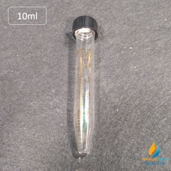 Ống ly tâm thủy tinh đáy nhọn, dung tích 5ml, nắp vặn, vạch chia chịu lực quay cao