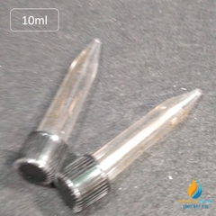 Ống ly tâm thủy tinh đáy nhọn, dung tích 5ml, nắp vặn, vạch chia chịu lực quay cao