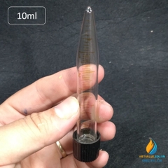 Ống ly tâm thủy tinh đáy nhọn, dung tích 5ml, nắp vặn, vạch chia chịu lực quay cao