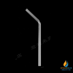 Ống dẫn thủy tinh thẳng, đường kính trong 5mm, dài 10cm, ống dẫn khí thí nghiệm