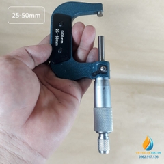 Thước kẹp panme phạm vi đo 25-50mm, giá trị đọc 0.01mm, thép không gỉ chất lượng cao