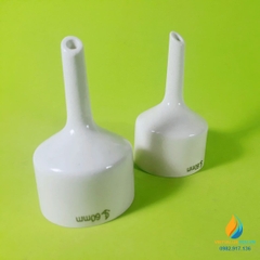 Phễu lọc sứ, thành dày, dung tích 60ml, phễu lọc sứ dung dịch thí nghiệm
