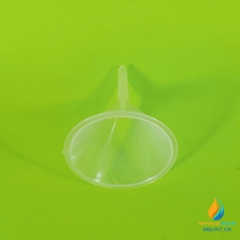2 chiếc phễu nhựa rót hóa chất, đường kính miệng 60mm