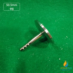Khớp nối ống đường kính đế 50.5mm Ф8 vòi, chất liệu  Inox 304