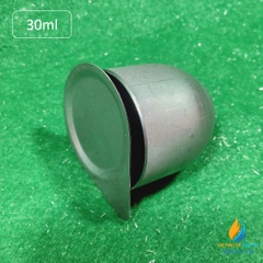 Chén sắt nung, dung tích 30ml có nắp đậy, chén nung bằng sắt phòng thí nghiệm