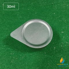 Chén sắt nung, dung tích 30ml có nắp đậy, chén nung bằng sắt phòng thí nghiệm