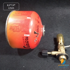 Đèn bunsen kèm bình gas, đèn đốt khí gas cho phòng thí nghiệm, có bình đi kèm
