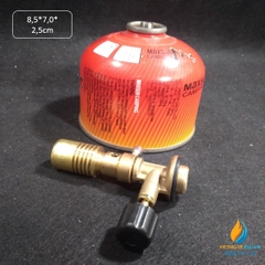 Đèn bunsen kèm bình gas, đèn đốt khí gas cho phòng thí nghiệm, có bình đi kèm