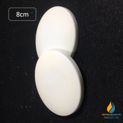 Nắp cho cốc nhôm Oxit, đường kính 8cm, chịu nhiệt 1800 độ C