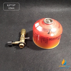 Đèn bunsen kèm bình gas, đèn đốt khí gas cho phòng thí nghiệm, có bình đi kèm