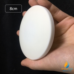 Nắp cho cốc nhôm Oxit, đường kính 8cm, chịu nhiệt 1800 độ C