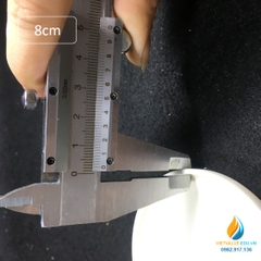Nắp cho cốc nhôm Oxit, đường kính 8cm, chịu nhiệt 1800 độ C