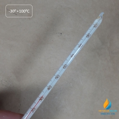 Nhiệt kế cồn khoảng đo từ -30 đến 100 độ C, chiều dài 30cm, vạch chia 1 độ C