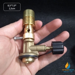 Đèn bunsen kèm bình gas, đèn đốt khí gas cho phòng thí nghiệm, có bình đi kèm