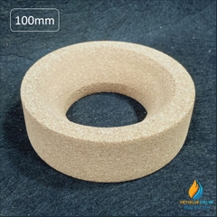 Đế gỗ cho bình cầu, đế gỗ để bình cầu đường kính 100mm, giá gỗ cho bình cầu