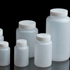 Chai nhựa lưu mẫu, nhựa PP, miệng rộng, vạch chia, dung tích 2500ml